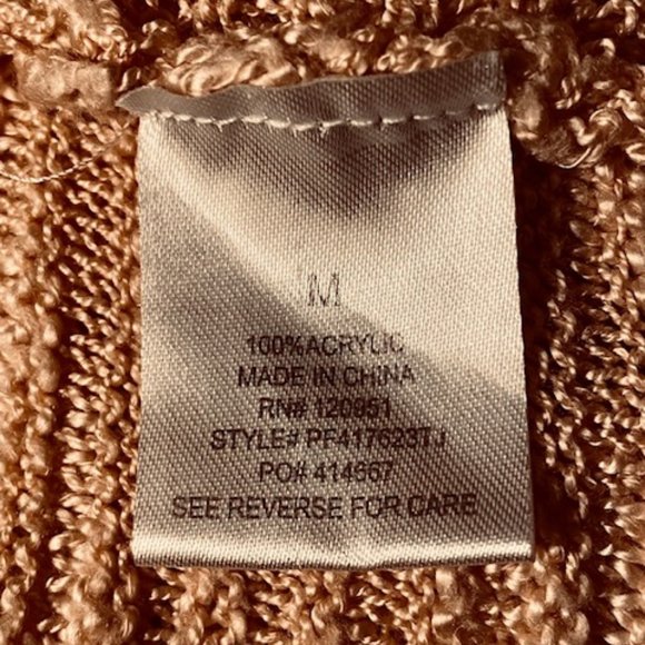 Pink Rose Peach Lace Knit Sweater - Picture 7 of 9